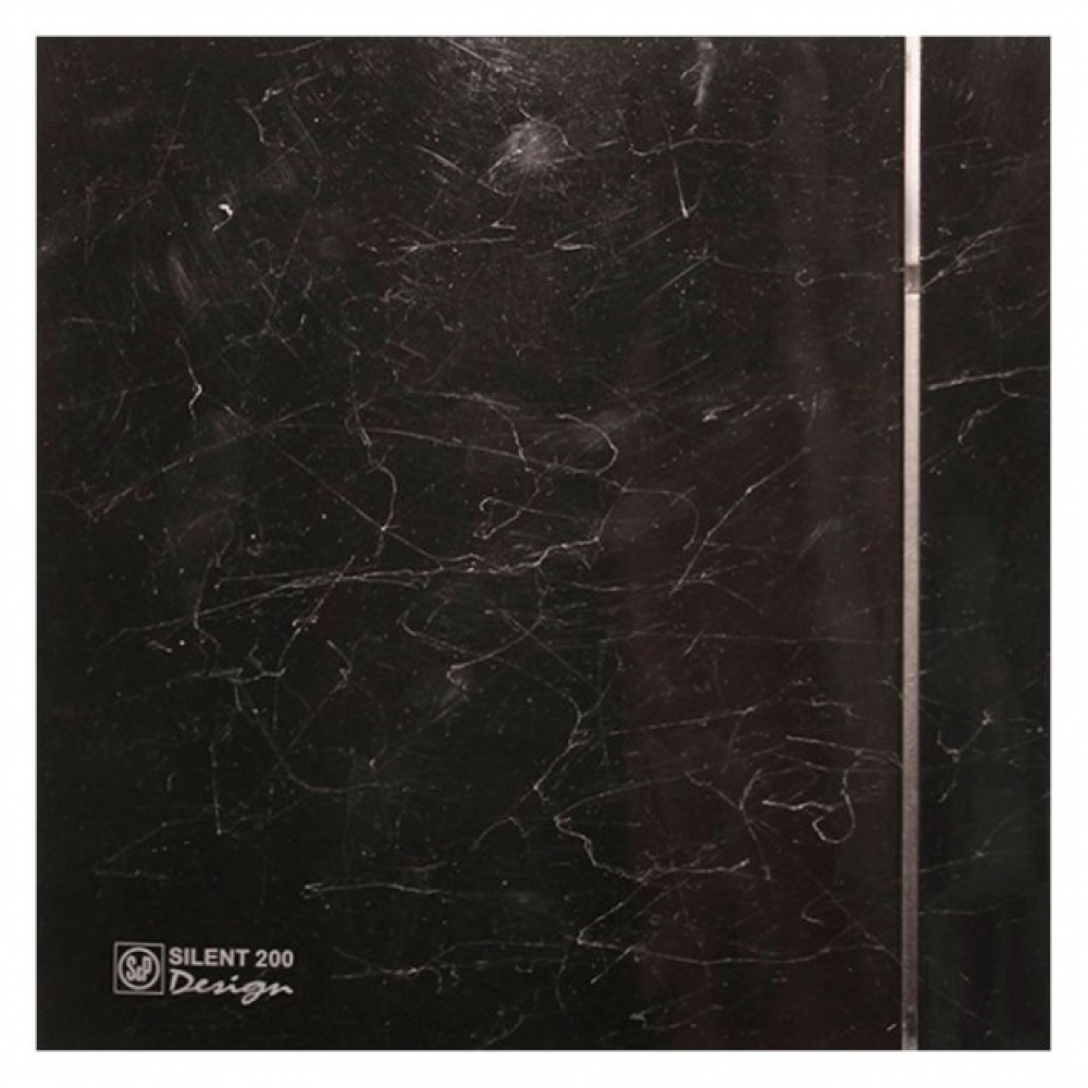 Вытяжной вентилятор настенный Soler&Palau Silent-200 CZ Marble Black Design-4C (5210626100)