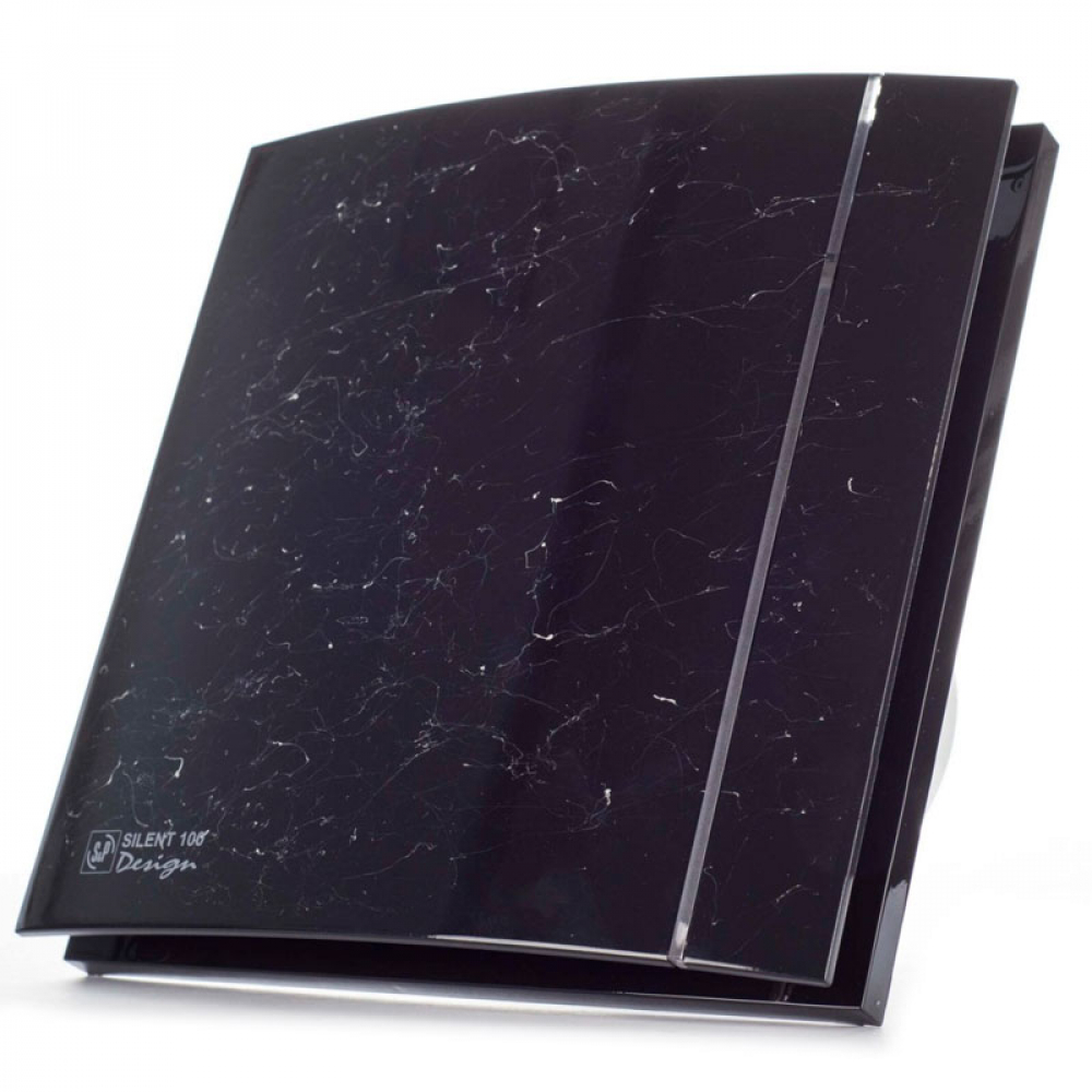 Вытяжной вентилятор настенный Soler&Palau Silent-200 CZ Marble Black Design-4C (5210626100)