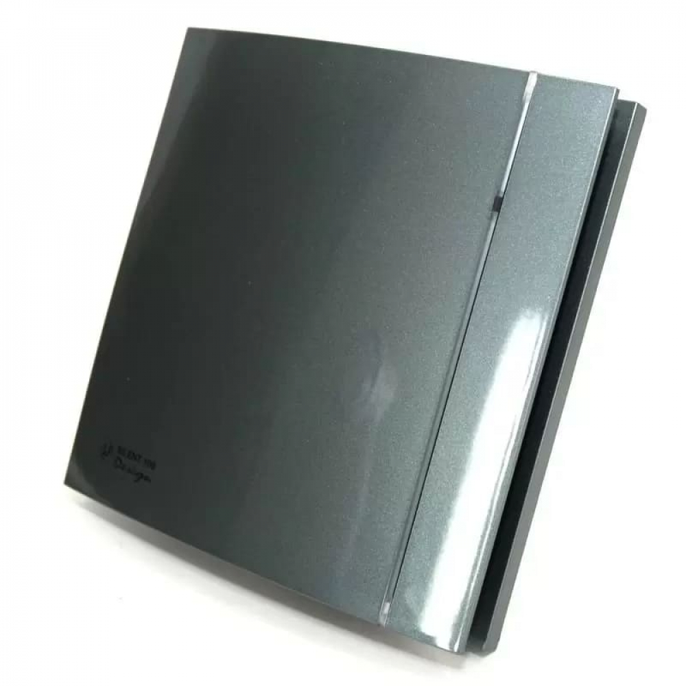 Витяжний вентилятор настінний Soler&Palau Silent-100 CHZ Grey Design-4C (5210634200)