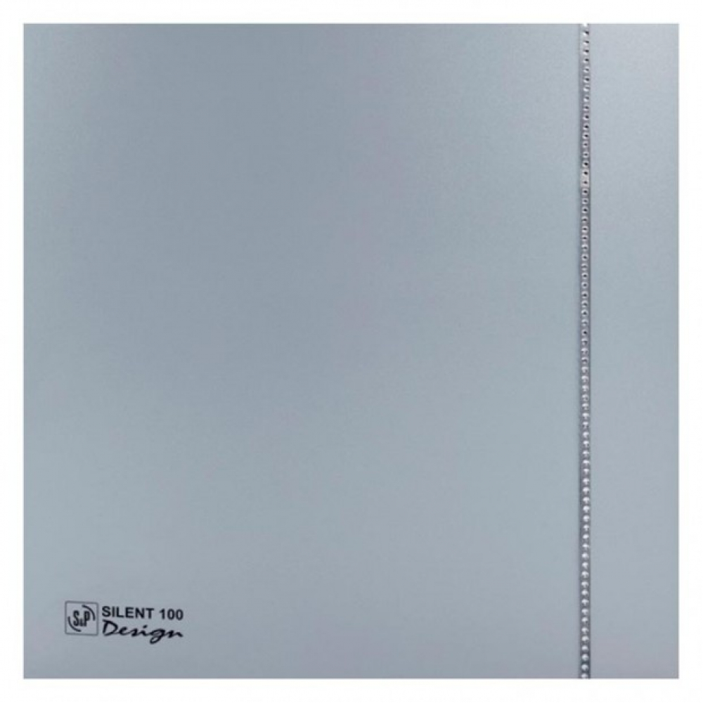 Вытяжной вентилятор настенный Soler&Palau Silent-100 CZ Silver Design Swarovski (5210622400)