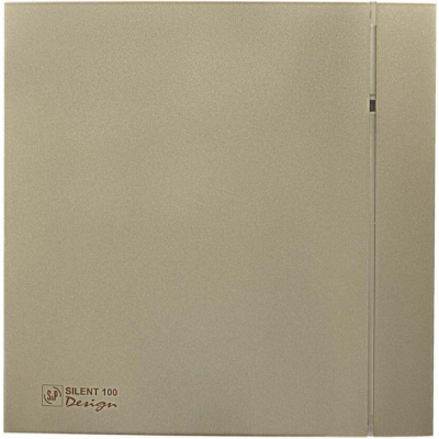 Вытяжной вентилятор настенный Soler&amp;Palau Silent-100 CHZ Champagne Design-4C (5210634000)