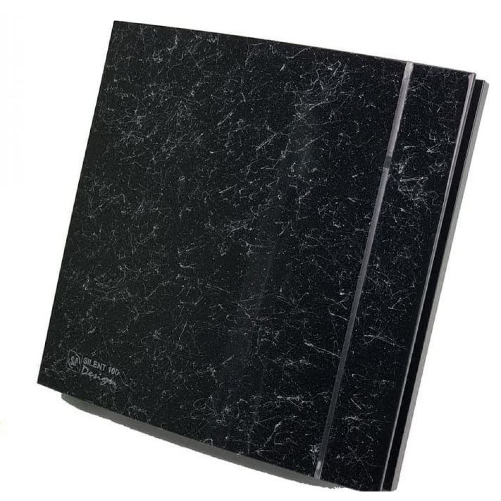 Витяжний вентилятор настінний Soler&Palau Silent-100 CRZ Marble Black Design-4C (5210620000)