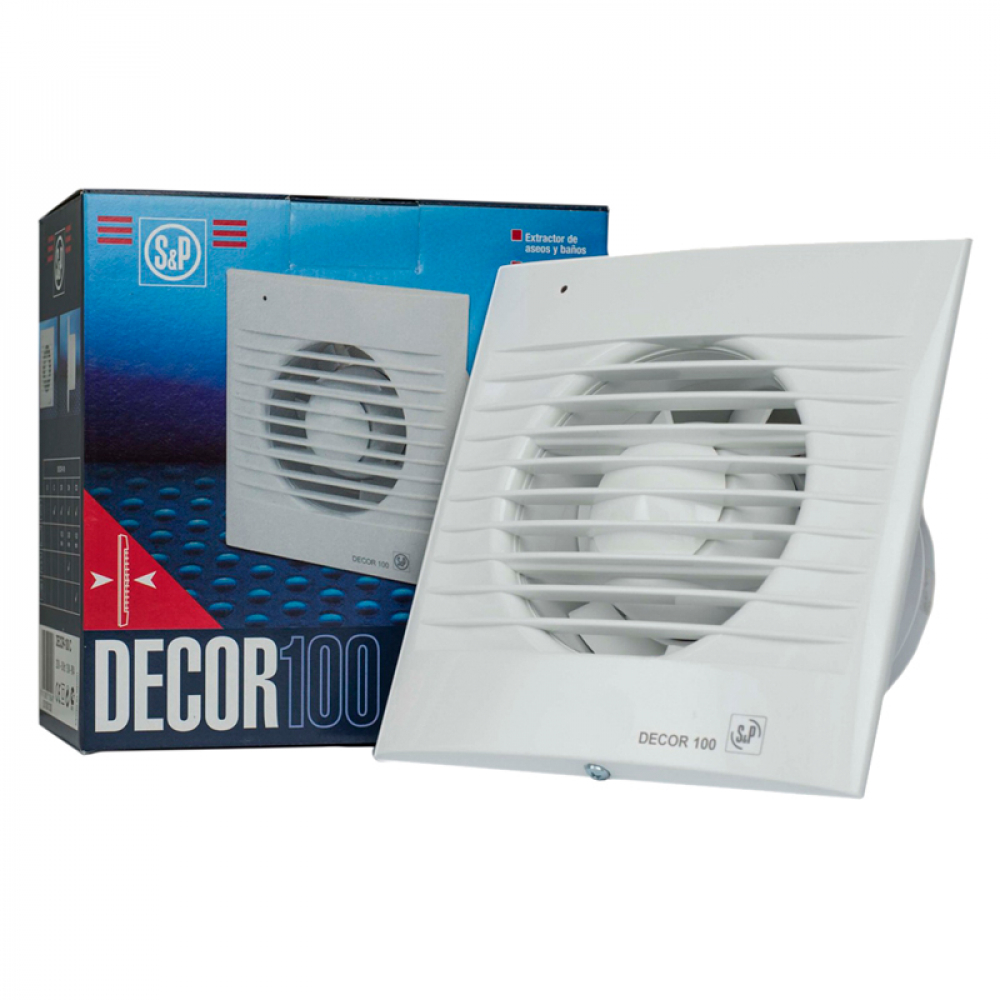 Вытяжной вентилятор настенный Soler&Palau Decor-100 S (5210037700)