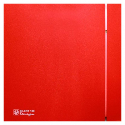 Витяжний вентилятор настінний Soler&amp;Palau Silent-100 CRZ Red Design-4C (5210619900)