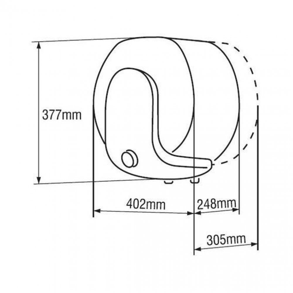 Бойлер накопичувальний електричний Tesy 10A GCA 1020 L52 RC 10 л BiLight Compact (304409)