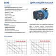 Циркуляційний насос Speroni SCRS 25/60-110 BR