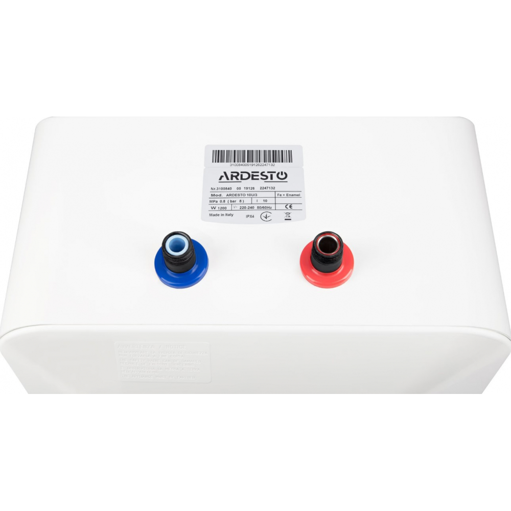 Бойлер накопичувальний електричний Ardesto EWH-10UMWMI под мойкой (10 л)
