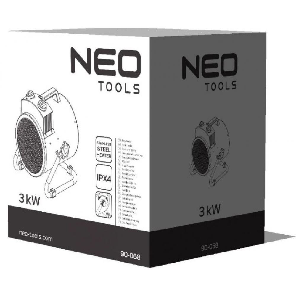 Теплова гармата Neo Tools 3 кВт (90-068)
