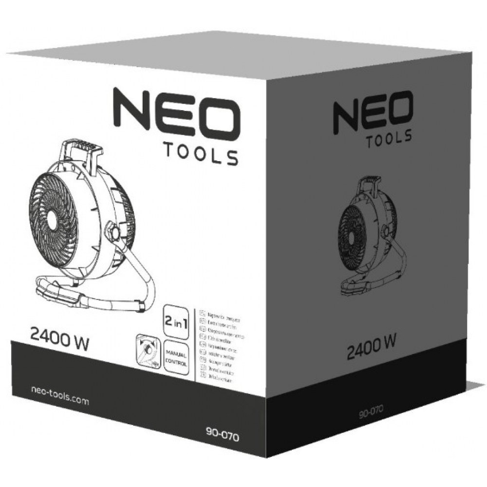 Тепловентилятор Neo Tools 2,4 кВт (90-070)