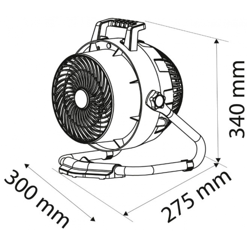 Тепловентилятор Neo Tools 2,4 кВт (90-070)
