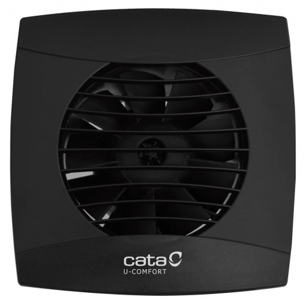 Вытяжной вентилятор настенный Cata UC-10 Timer Black (01202100)