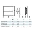 Вытяжной вентилятор настенный Cata E-100 GSTH (00900600)