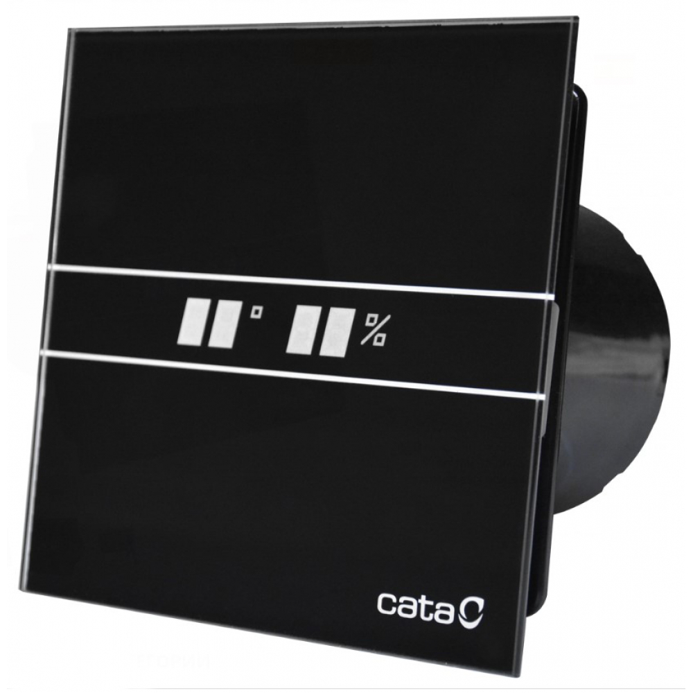 Витяжний вентилятор настінний Cata E-100 GTH BK (00900602)