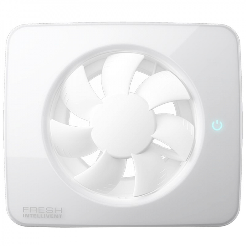 Вытяжной вентилятор настенный Fresh Intellivent ICE (управление со смартфона+панель управления)