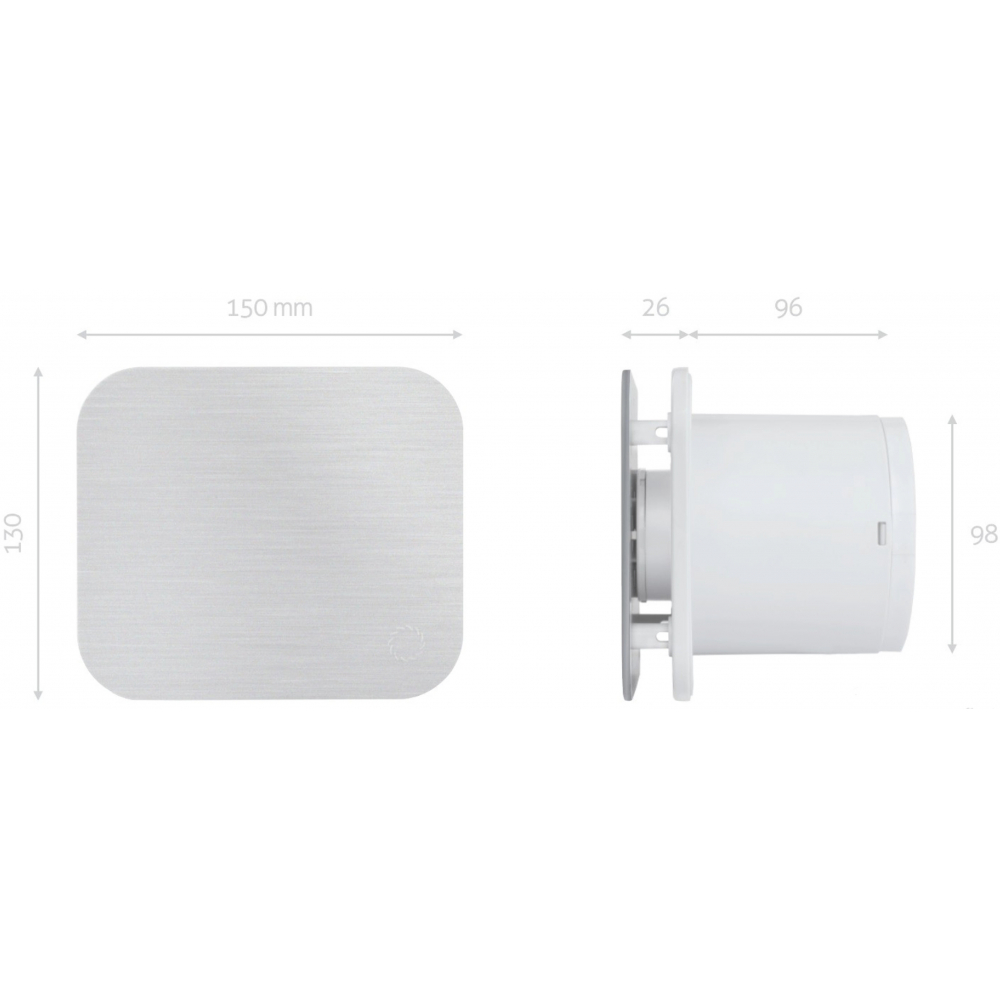 Вытяжной вентилятор настенный Turbionaire Trend 100 SSS