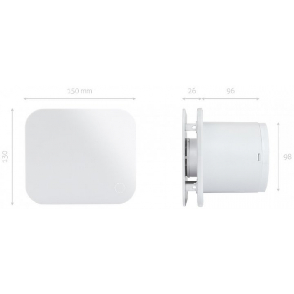 Вытяжной вентилятор настенный Turbionaire Trend 100 SL