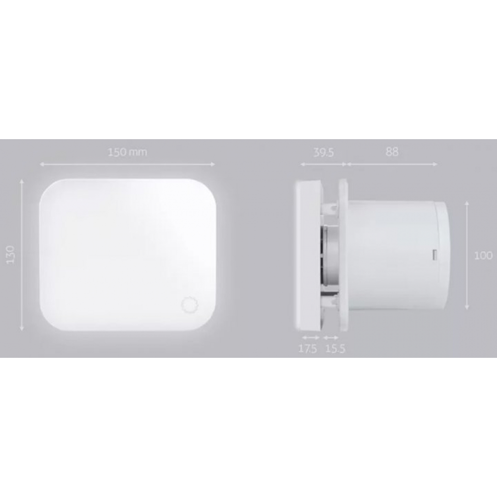 Вытяжной вентилятор настенный Turbionaire Trend 100 SL