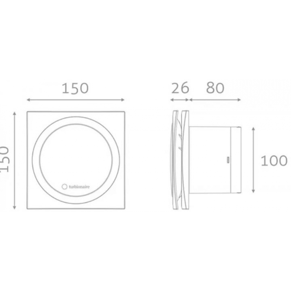 Потолочный вентилятор Turbionaire Ring 100 SW