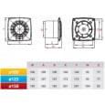 Вытяжной вентилятор настенный Awenta Vega WGS100H