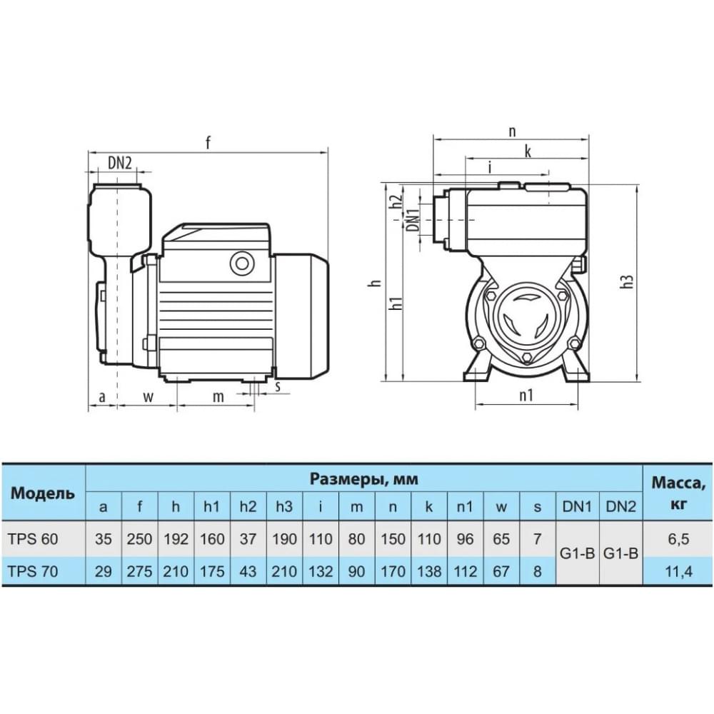 Поверхностный насос садовый NPO TPS 60