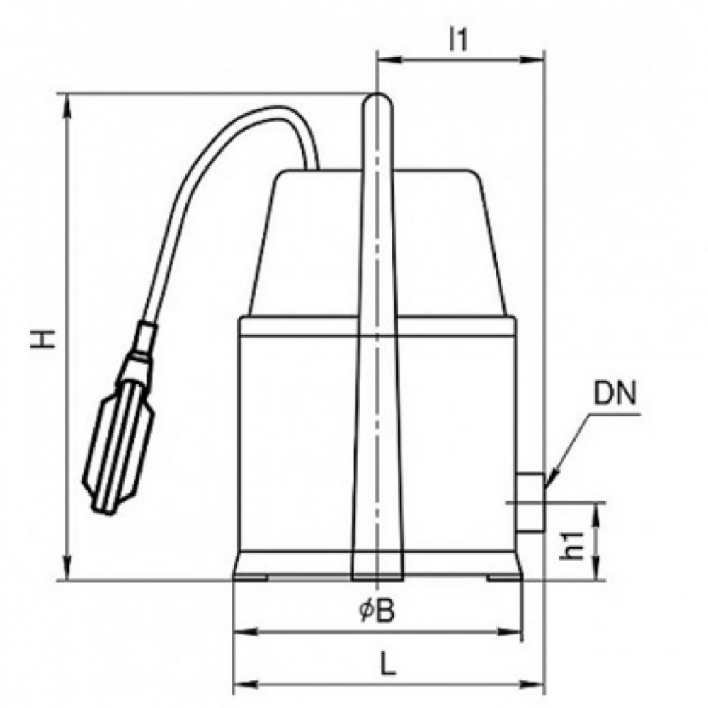 Дренажно-фекальный насос NPO Garden DSP 400FP
