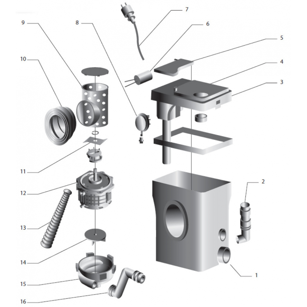 Канализационная установка NPO WCLift 400/3F Compact (4823121301780)