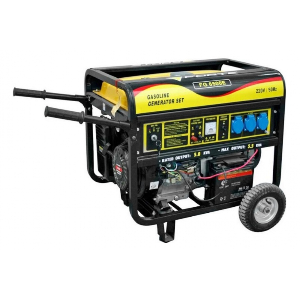 Бензиновый генератор Forte FG6500E (5,5 кВт)