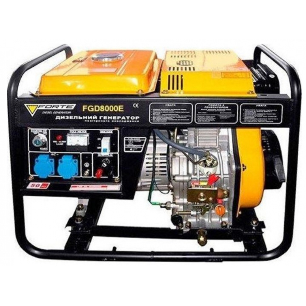 Дизельний генератор Forte FGD8000E (6,5 кВт)