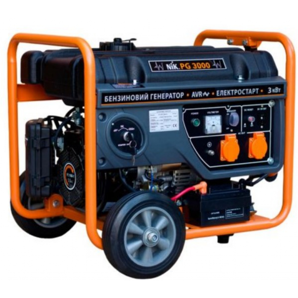 Бензиновий генератор NiK PG 3000 (3 кВт)