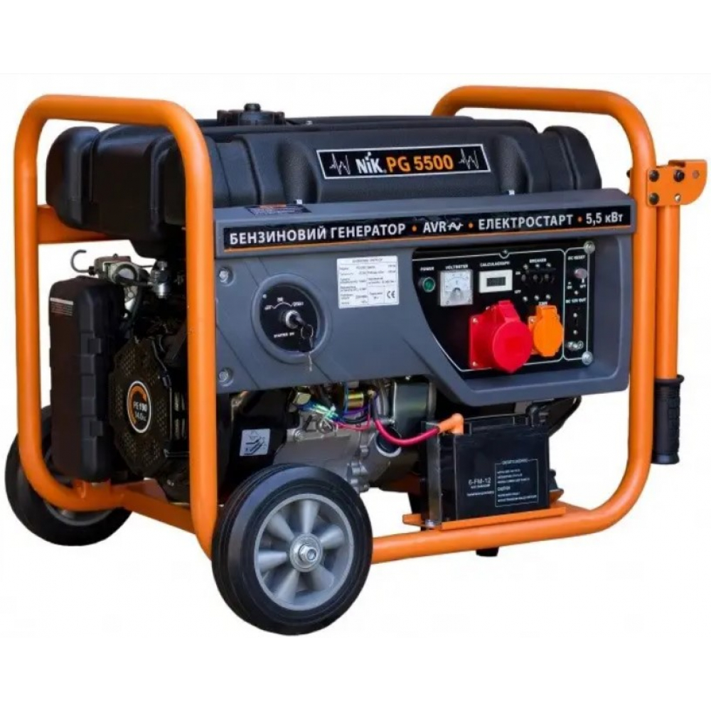 Бензиновый генератор NiK PG 5500 (5,5 кВт)