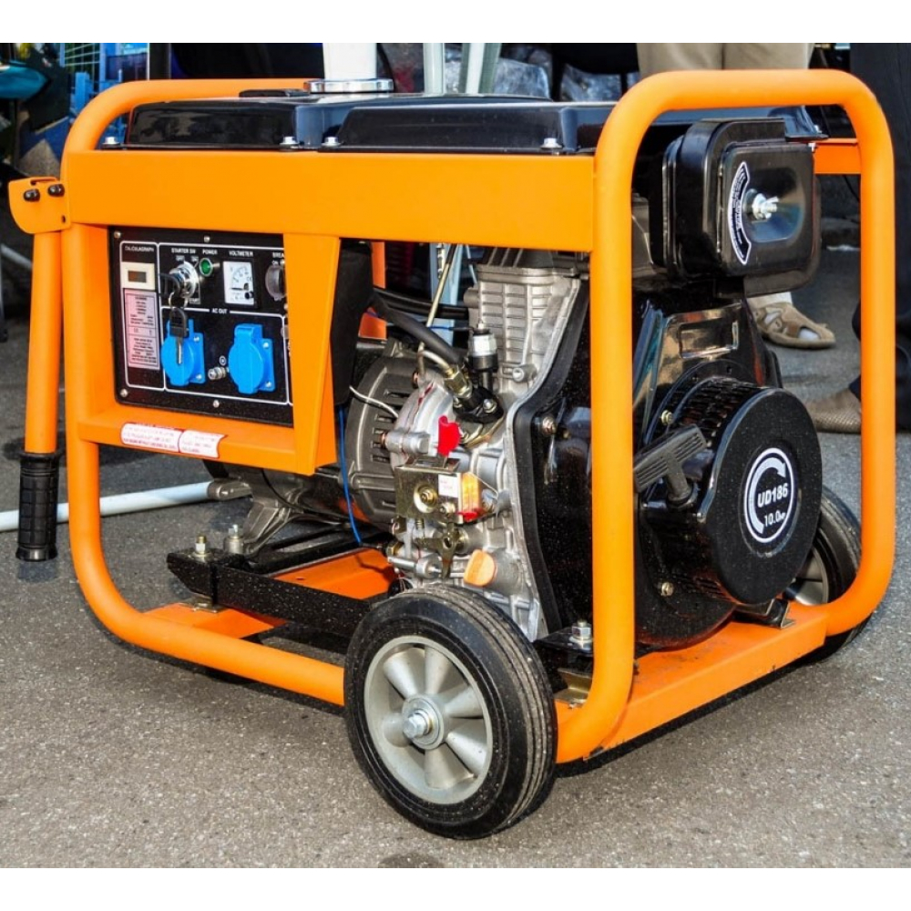 Дизельный генератор NiK DG5000E (5 кВт, без кожуха)