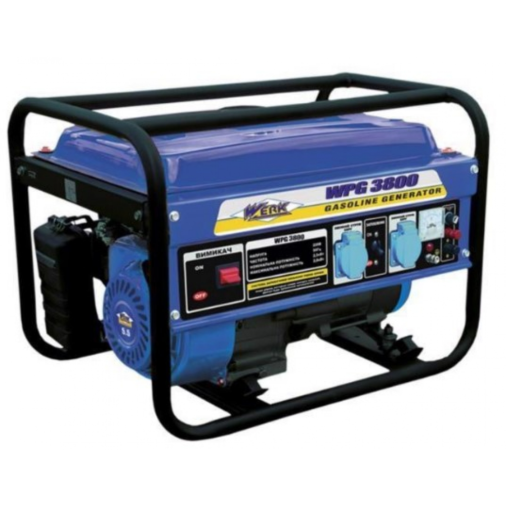 Бензиновий генератор Werk WPG3800 (3,0 кВт)