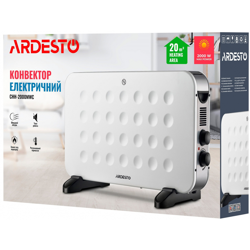 Електричний конвектор Ardesto CHH-2000MWC
