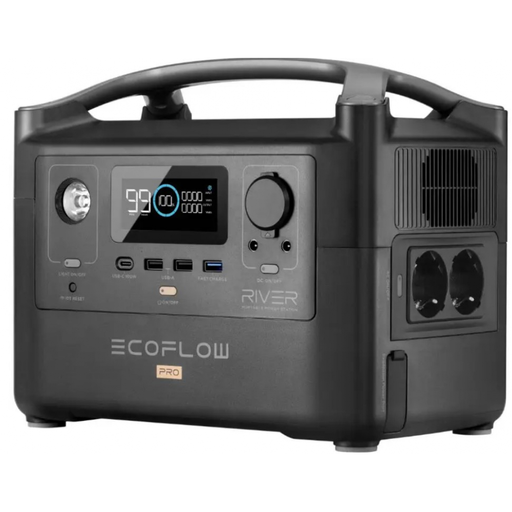 Портативна зарядна станція EcoFlow River Pro 600W 720Wh