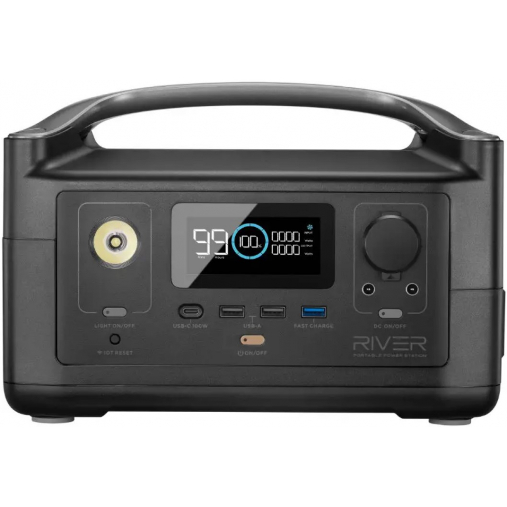 Портативна зарядна станція EcoFlow River 600W 288Wh