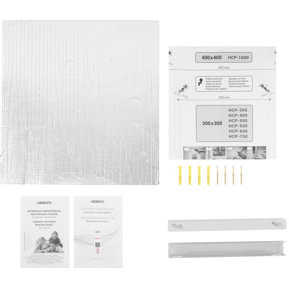 Керамічний обігрівач Ardesto HCP-1000RWT
