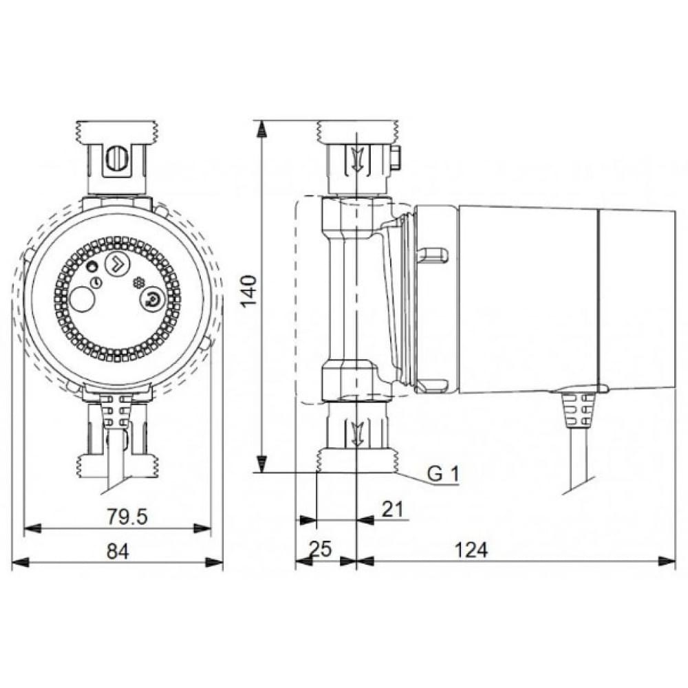 Циркуляционный насос Grundfos Comfort 15-14 BXDT PM (99831281)
