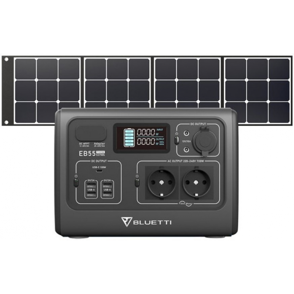 Портативная зарядная станция Bluetti PowerOak EB55 700W 537Wh