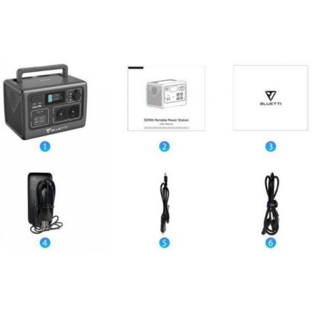 Портативная зарядная станция Bluetti PowerOak EB55 700W 537Wh