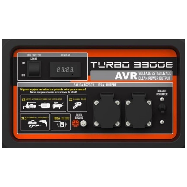 Бензиновый генератор Genergy Turbo-3300E (3,3 кВт)