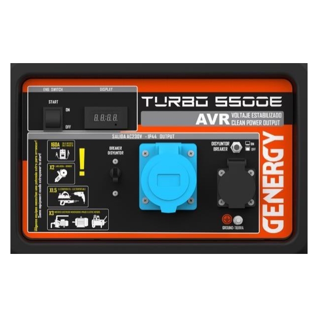 Бензиновый генератор Genergy Turbo 5500E (5,5 кВт)
