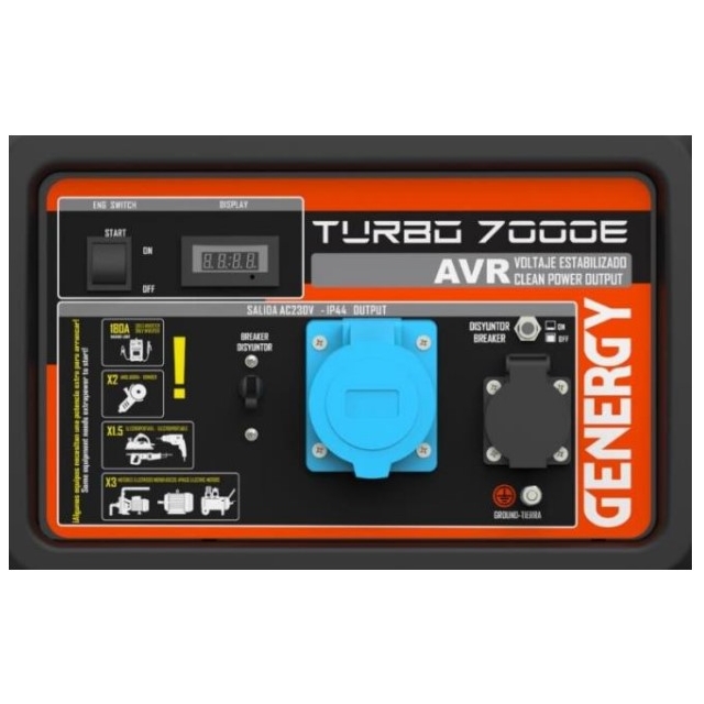Бензиновый генератор Genergy Turbo 7000E (7 кВт)