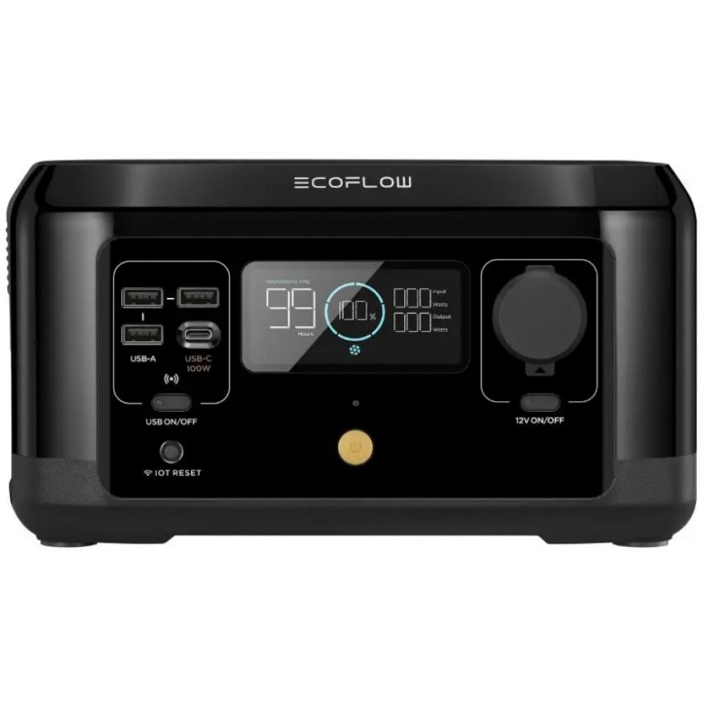 Портативная зарядная станция EcoFlow River mini (Wireless) 300W 210Wh
