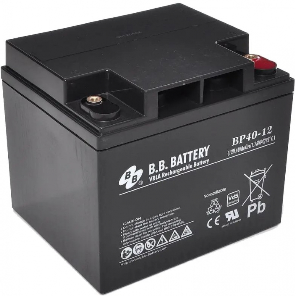 Акумулятор B.B. Battery BP 40-12 AGM (12V 40Ah)