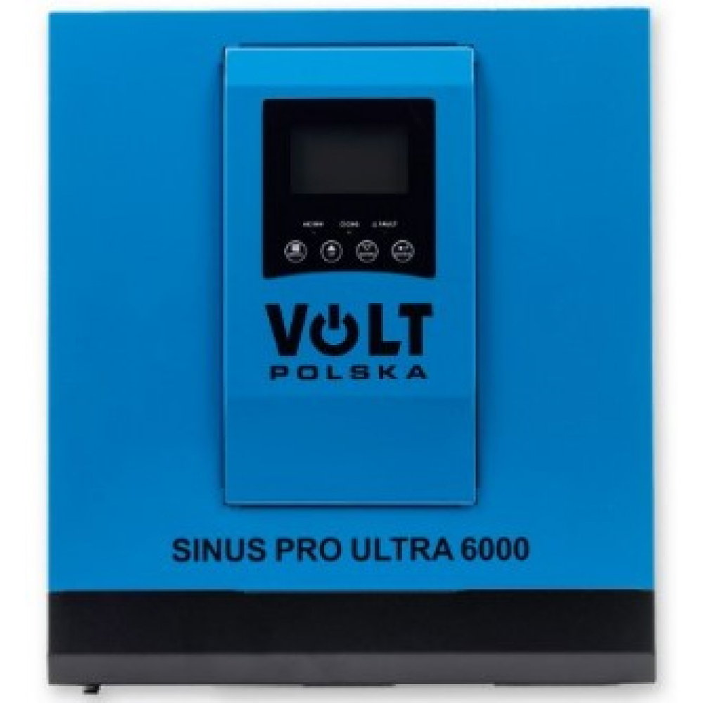 Инвертор Volt Polska Sinus Pro Ultra 3000W/6000VA 24V/230V + MPPT 60A 145V