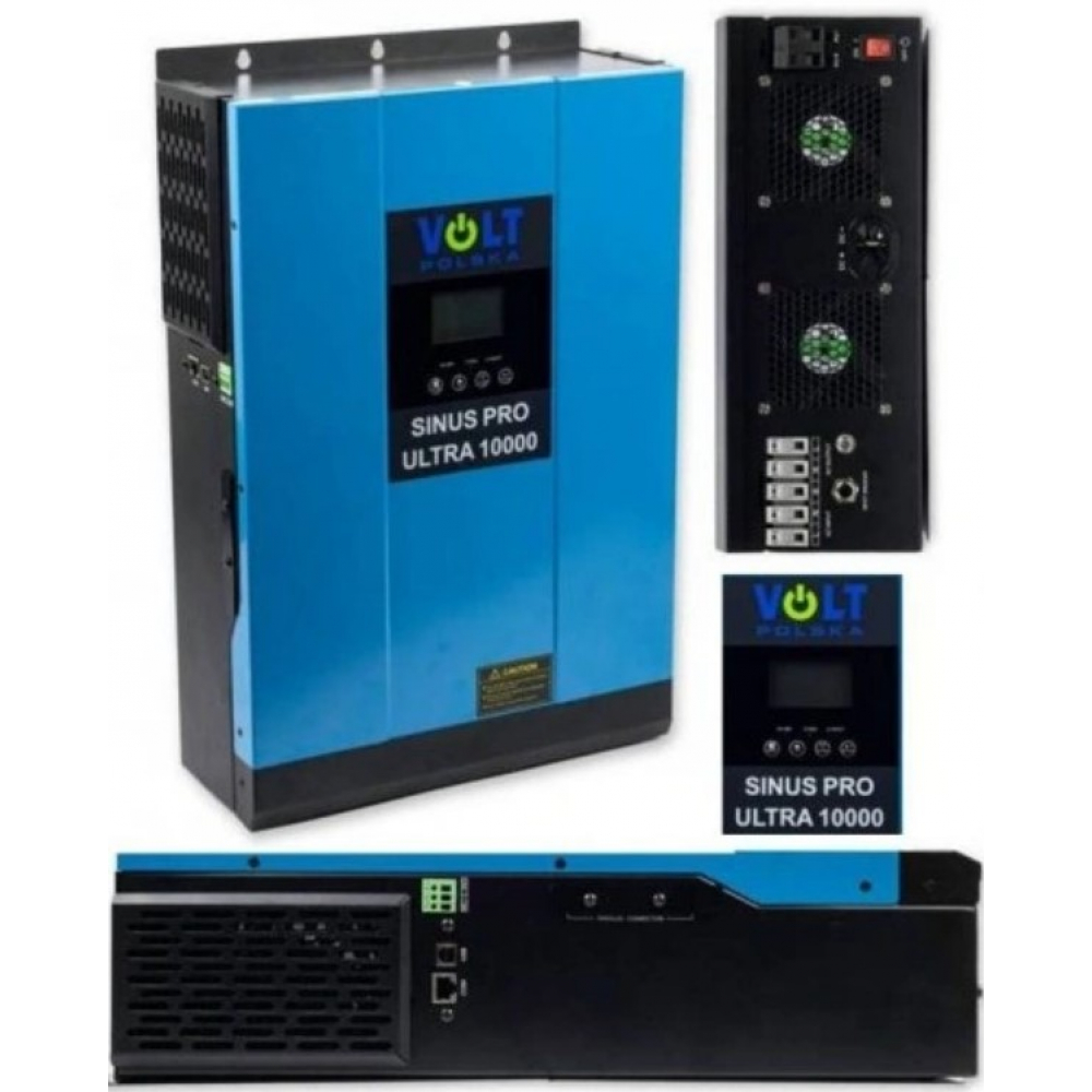 Комплект резервного питания Volt Polska Sinus Pro Ultra 5000W/10000VA 48V/230V+80A MPPT + ULTRA-5 51.2V 100Ah 100A