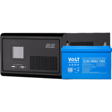Комплект резервного живлення 2E HI1000 1000W + LiFePo4 батарея 1280 W (2E-HI10001280)