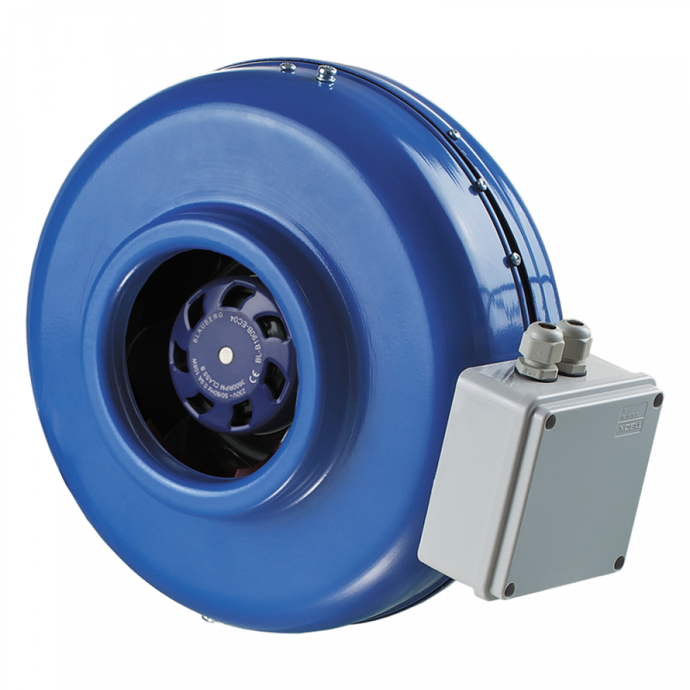 Канальный вентилятор Vents ВКМ 200 ЕС Е (бурый короб)