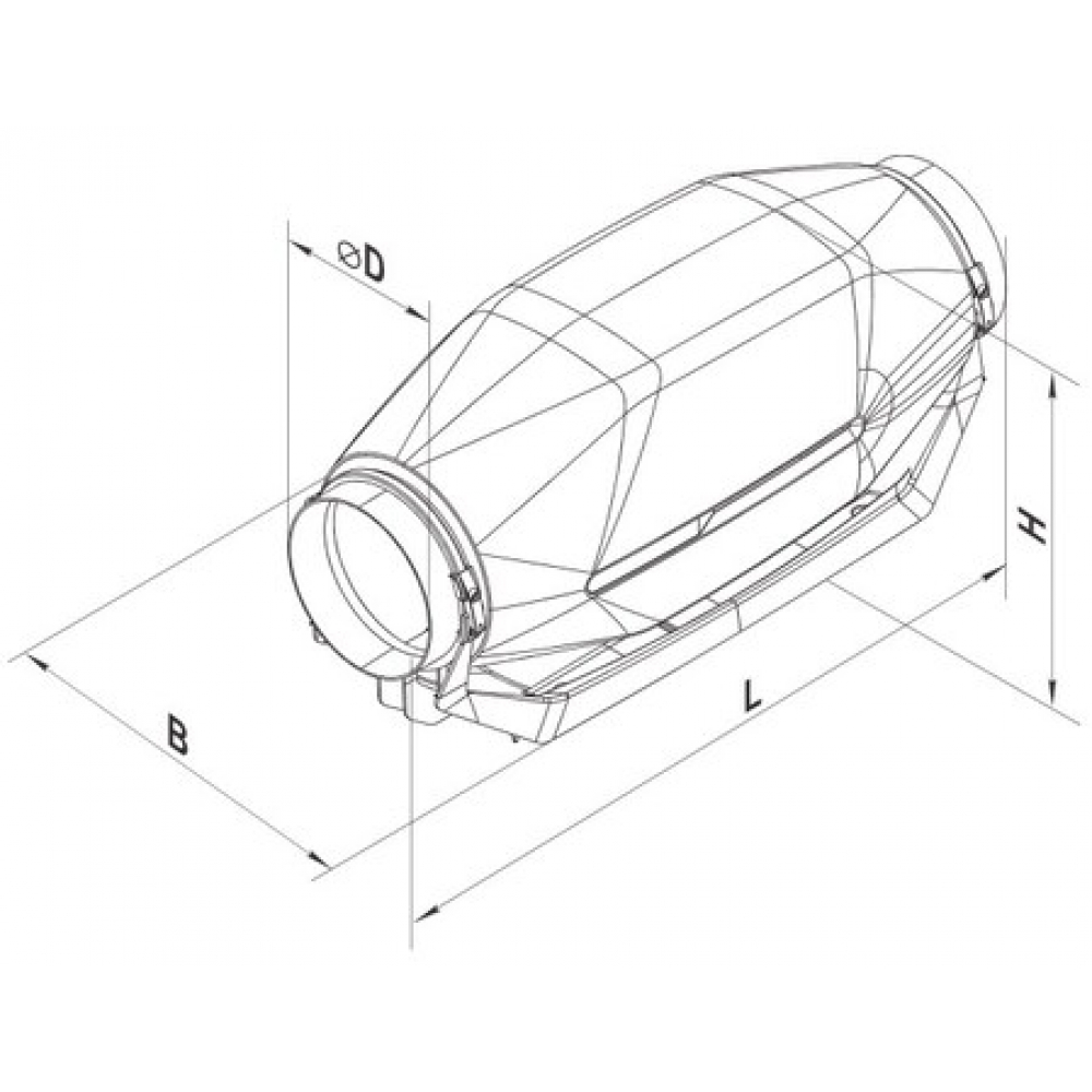 Промисловий вентилятор Vents Стрім 150/160 ЄС