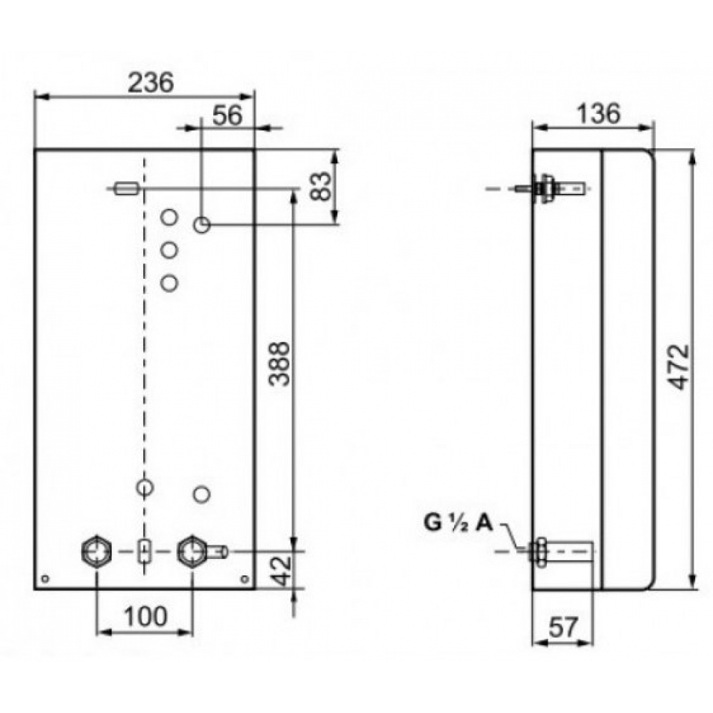 Проточный водонагреватель Bosch Tronic TR 1100 21 B